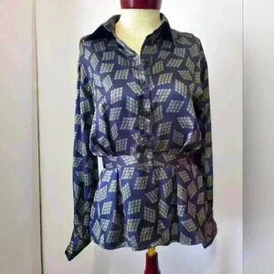 JONES  NEW YORK vintage blouse. Size 6